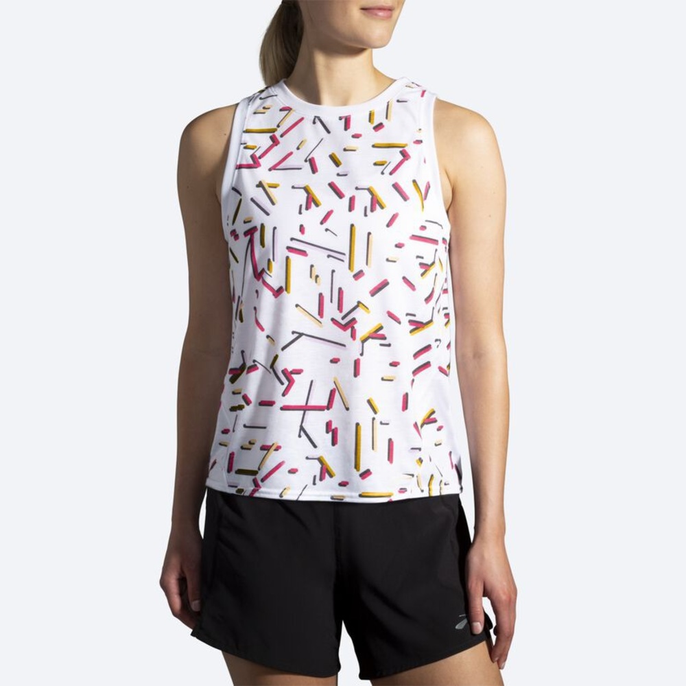 Brooks Distance Graphic Tank NWT Size Medium